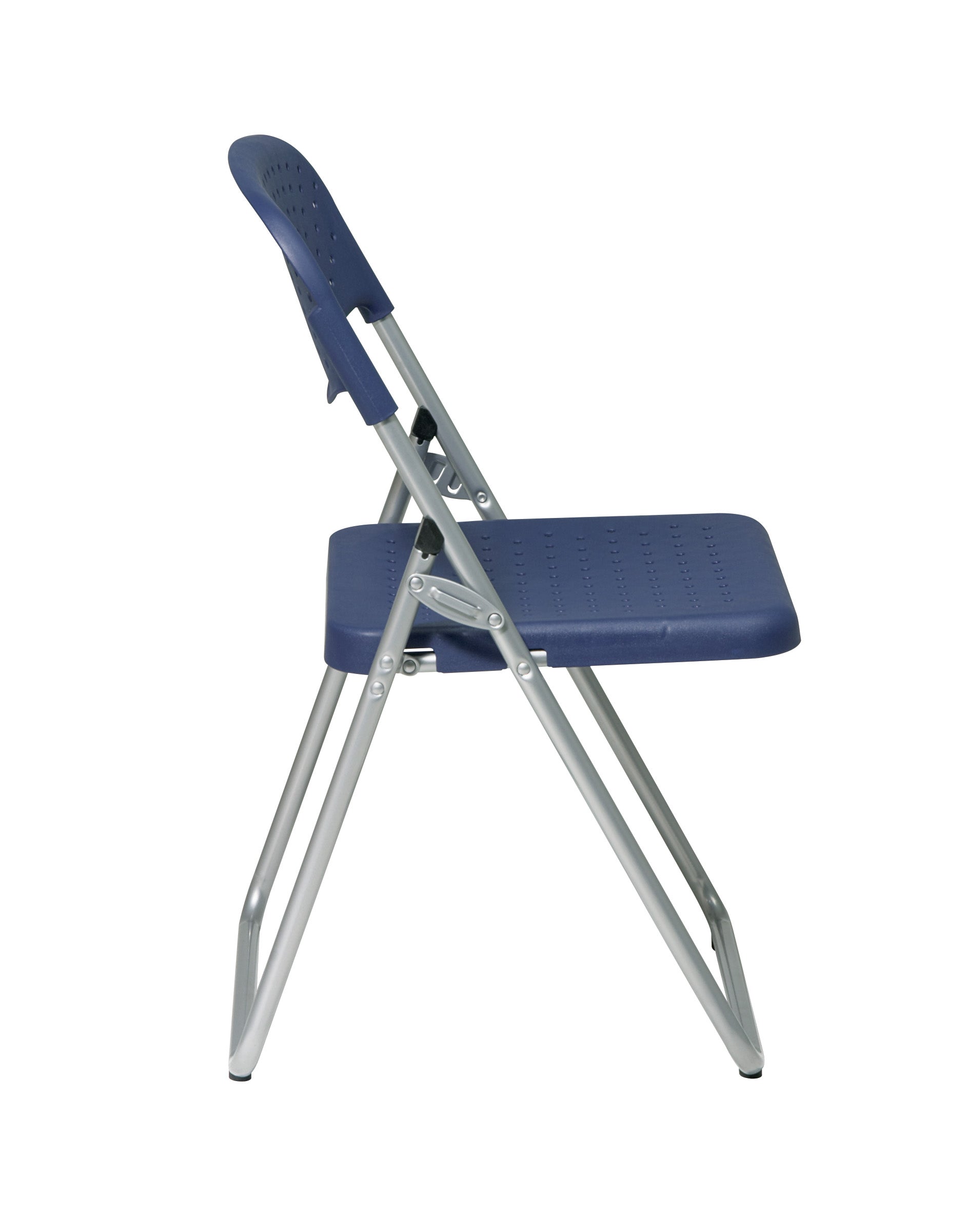 Folding Chair with Plastic Seat and Back